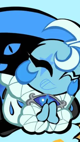 ai character: shadow milk cookie background