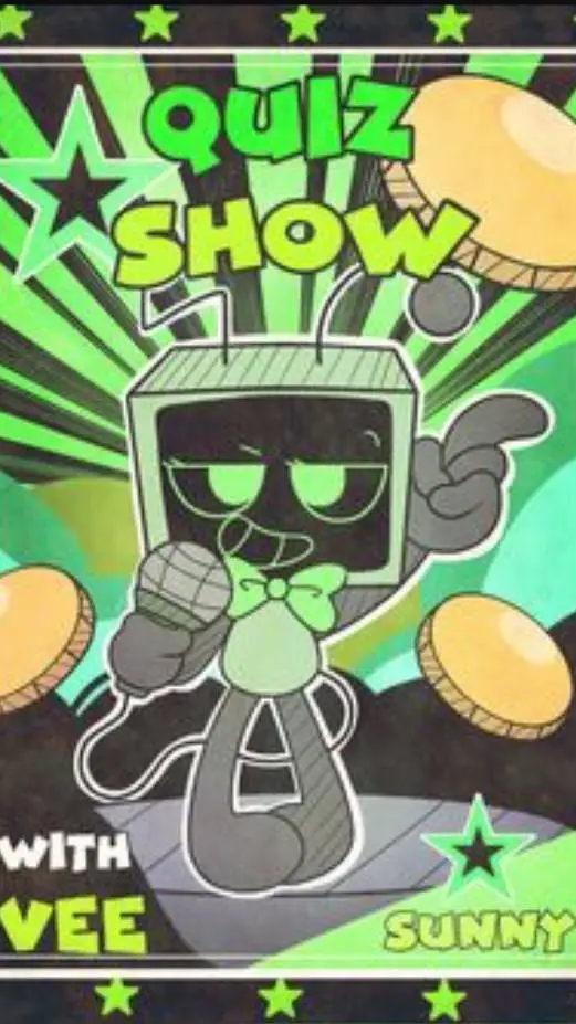 ai character: 📺 Vee 📺 background