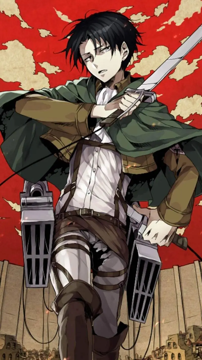ai character: Levi Ackerman  background