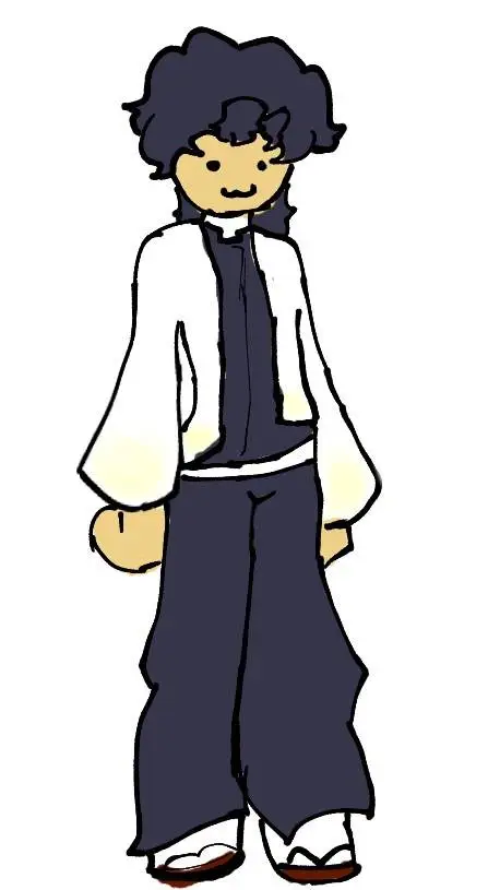 ai character: Akira kamado (oc)  background