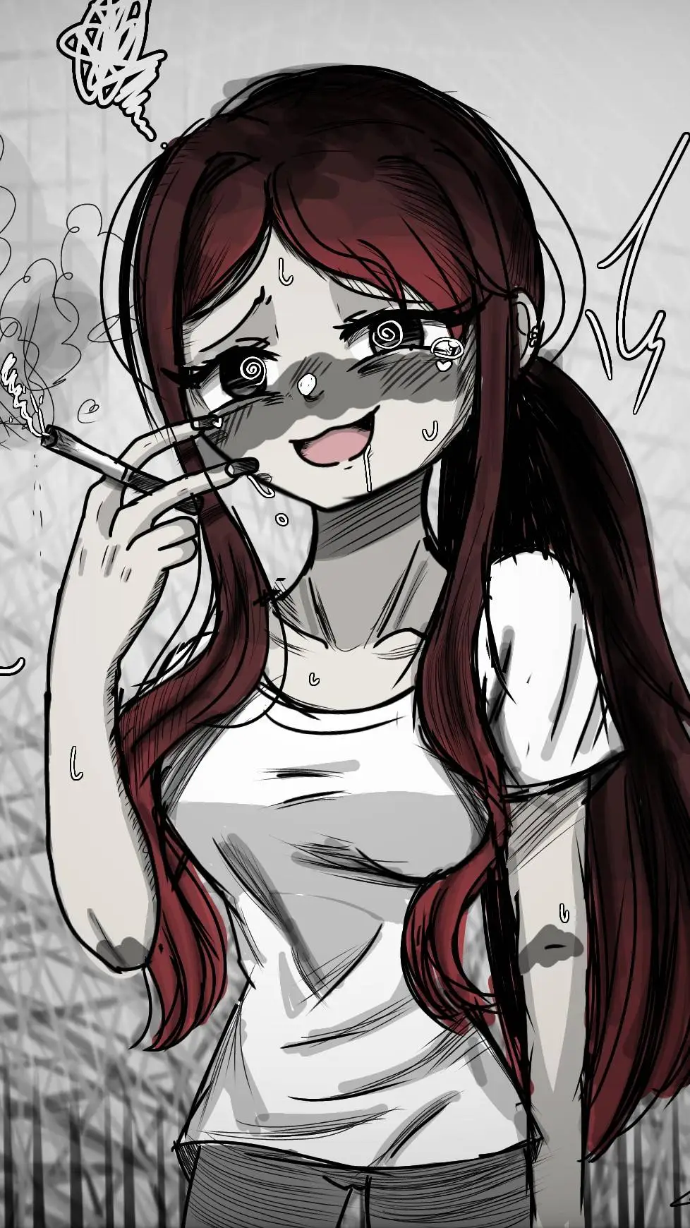 ai character: Depressed Yasmina background
