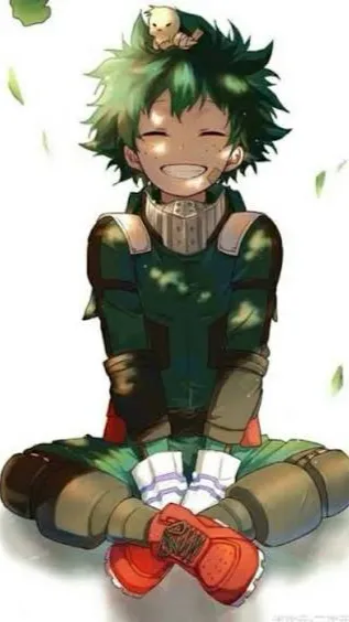 ai character: Deku  background