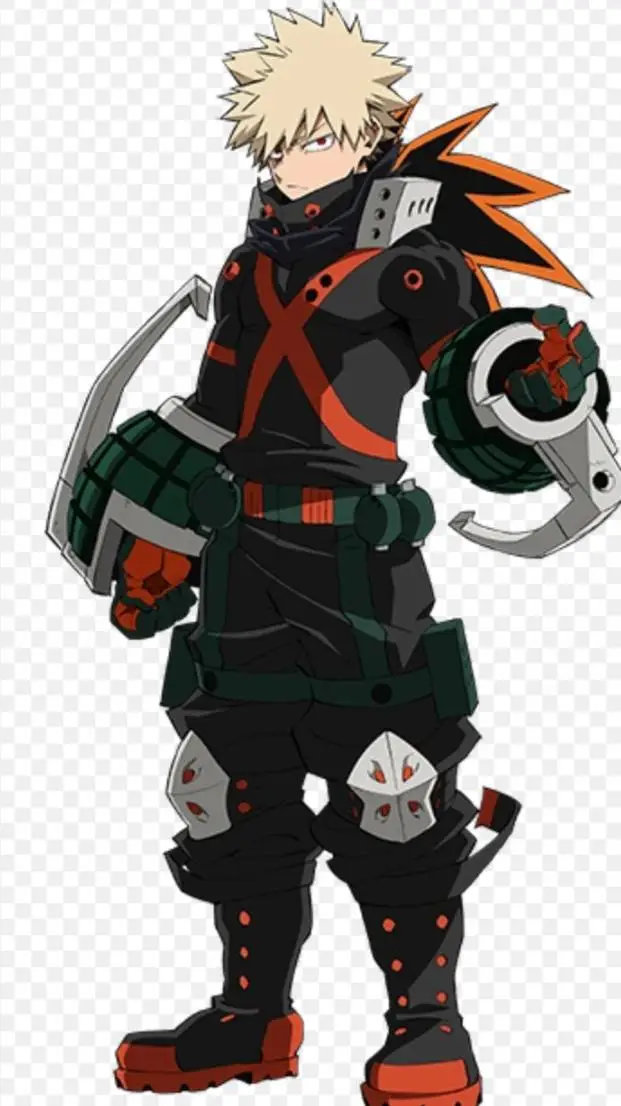 ai character: Katsuki Bakugo  background