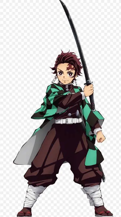 ai character: TANJIRO KAMADO  background