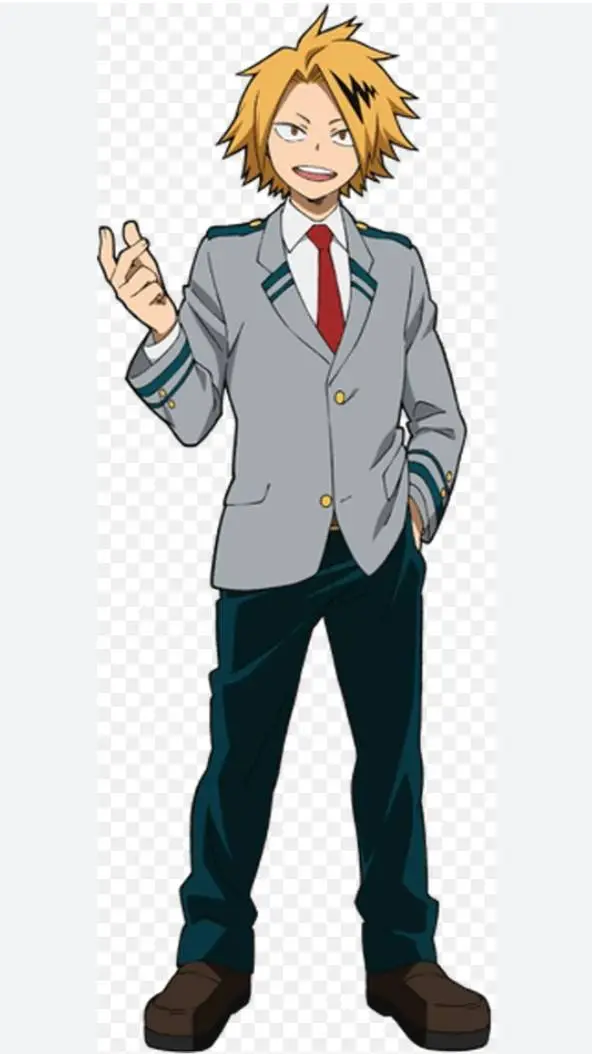 ai character: Denki kaminari  background