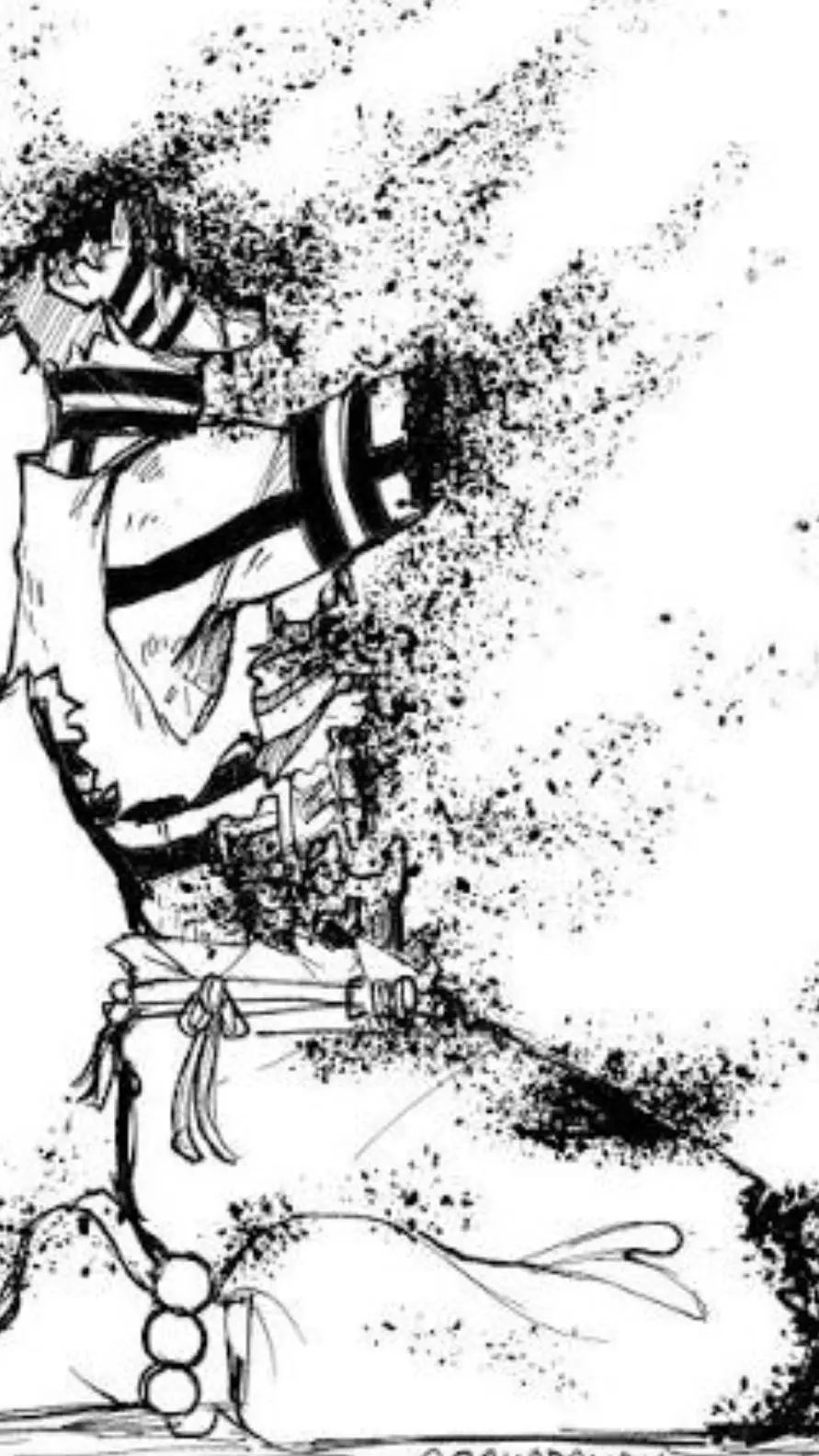 ai character: Muzan and Akaza  background