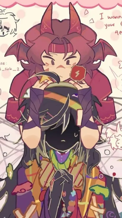 ai character: Mapicc <3 background