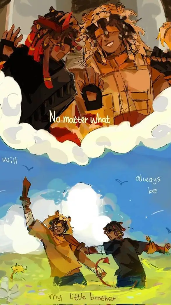 ai character: FlameFrags <3 background