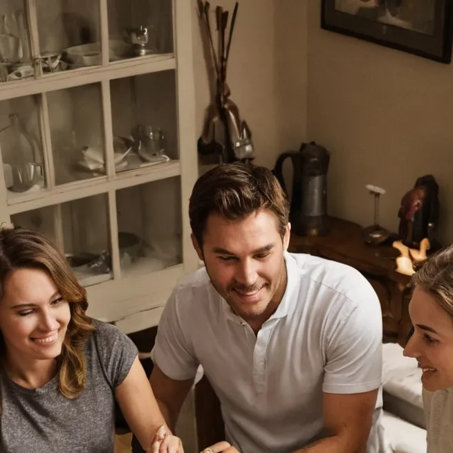 chat with ai character: cold family dinner