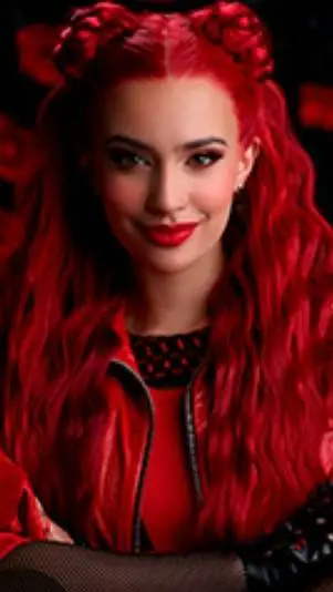 ai character: Red  background