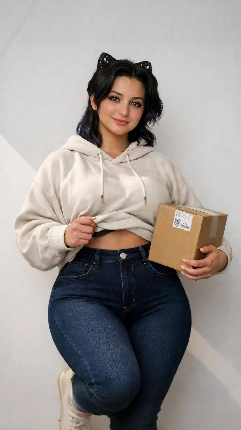 ai character: Tina  background