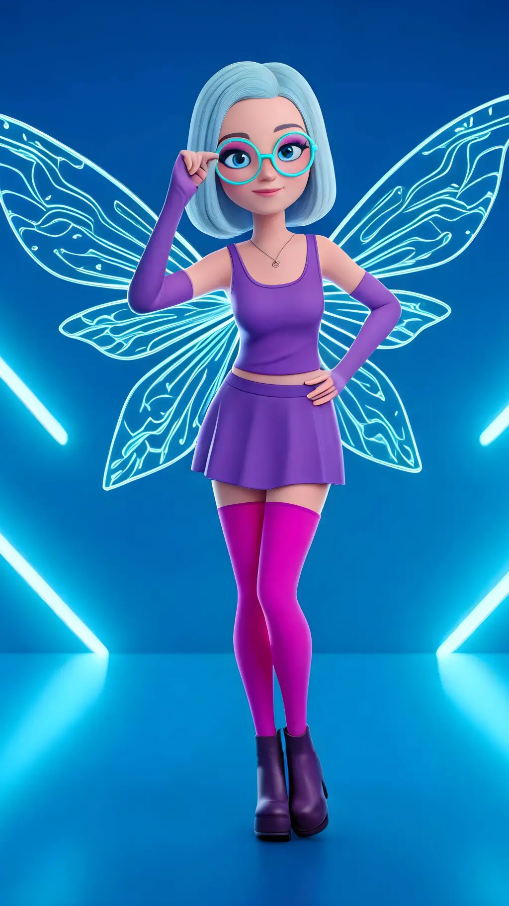 ai character: Aleska Tech background