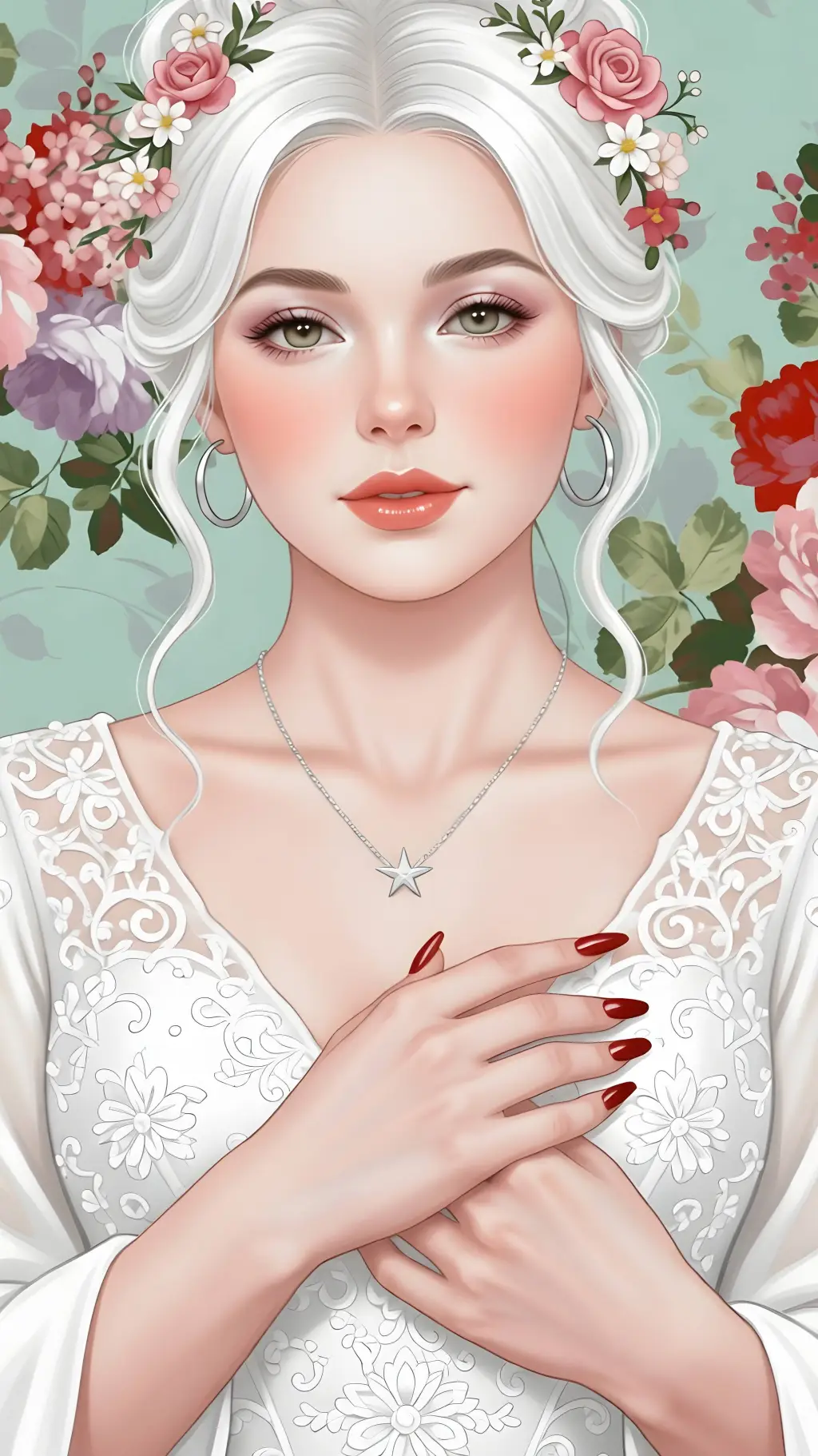 ai character: Marie Antoinette background