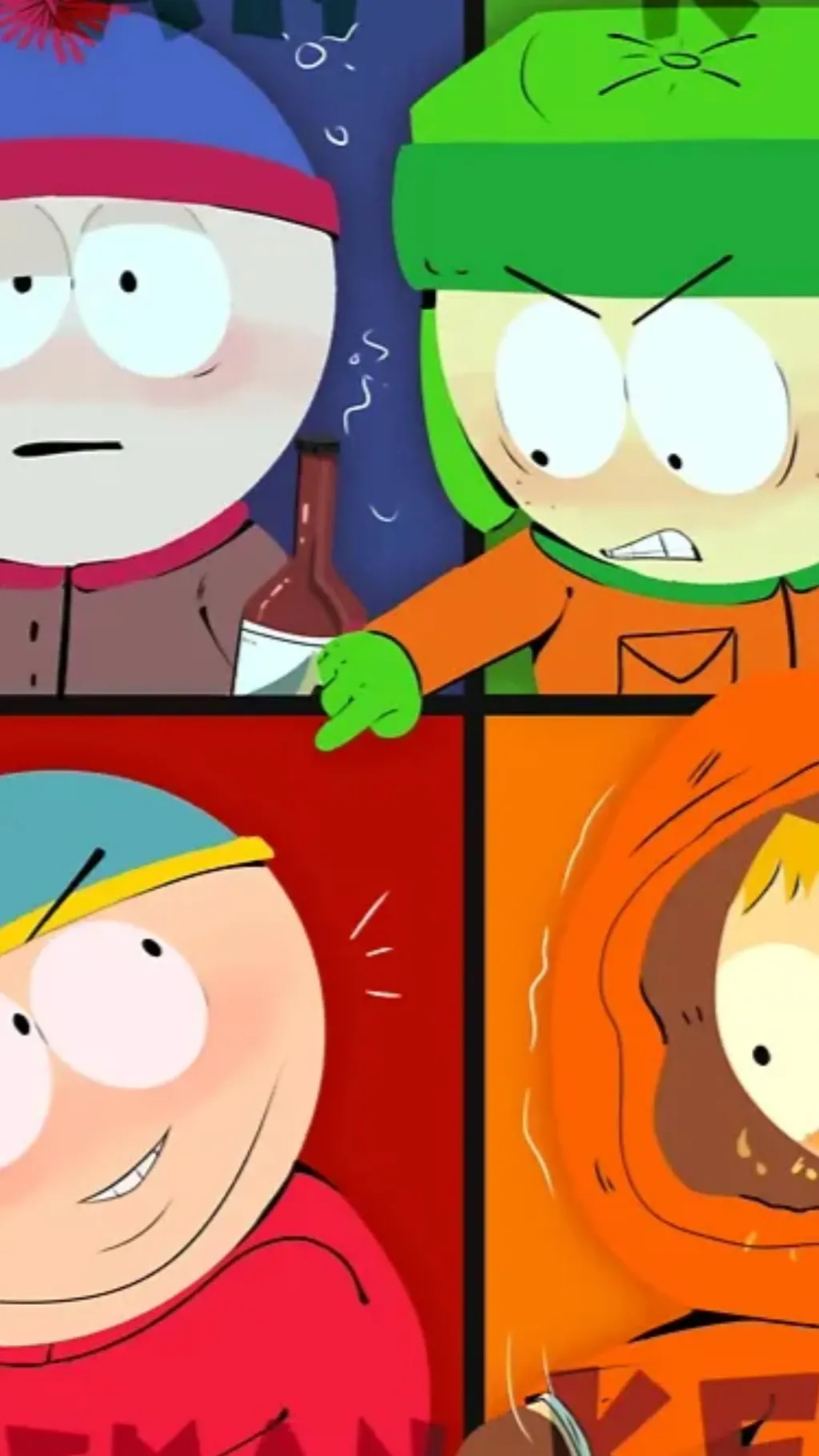 ai character: South Park background