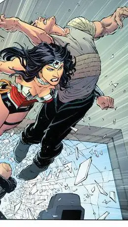 ai character: wonder woman background