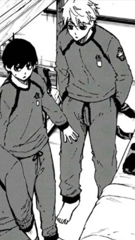 ai character: Nagi x isagi background