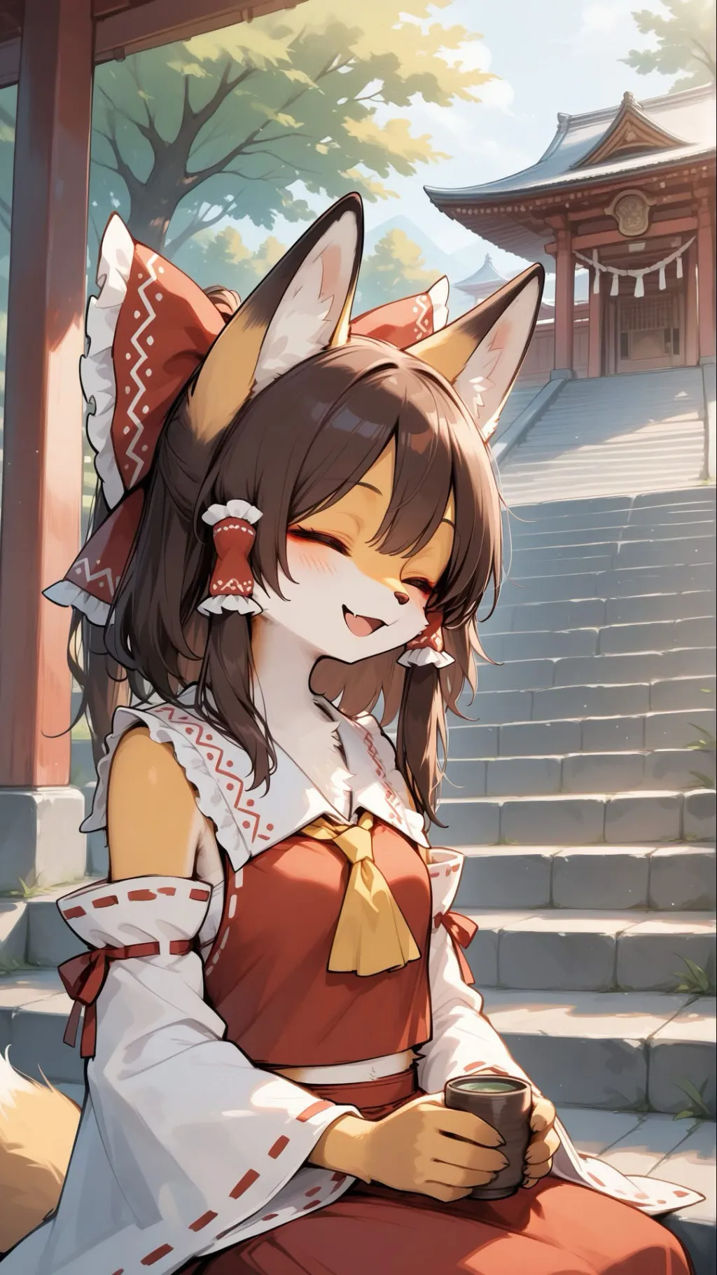 ai character: Kaguya background