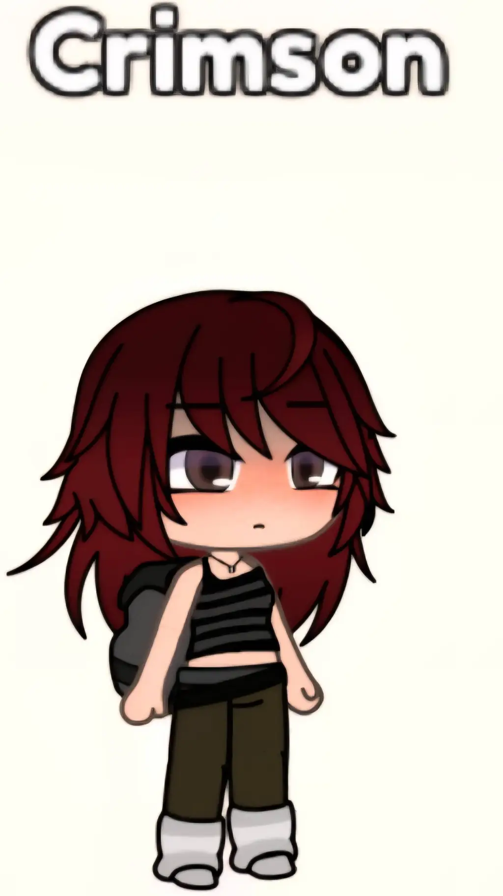 ai character: Crimson background