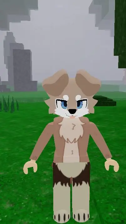 ai character: furry Hangout background