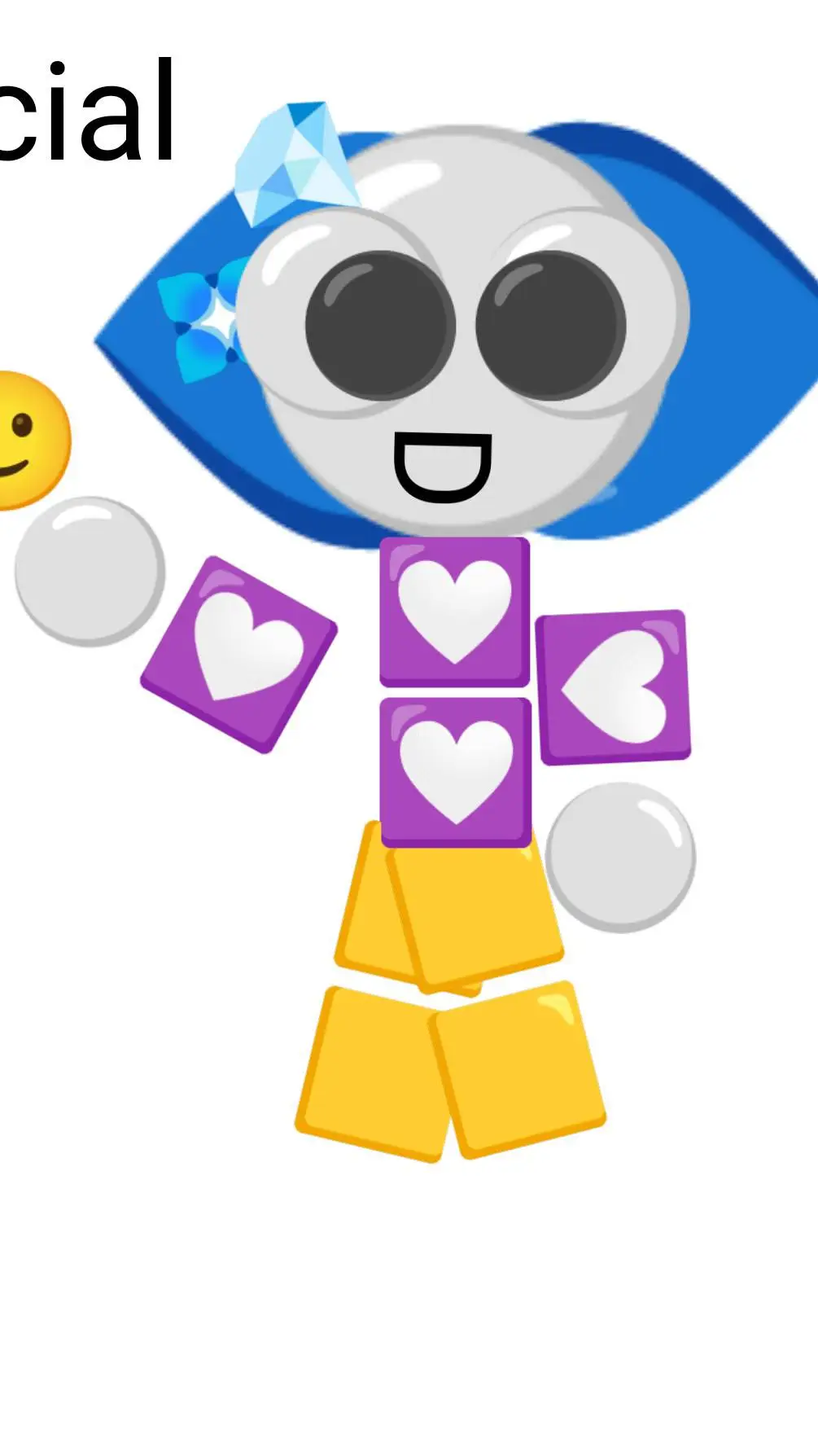 ai character: Sophia emoji cat background