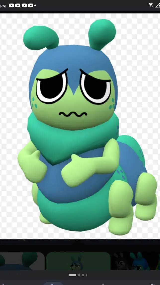 ai character: squirm background