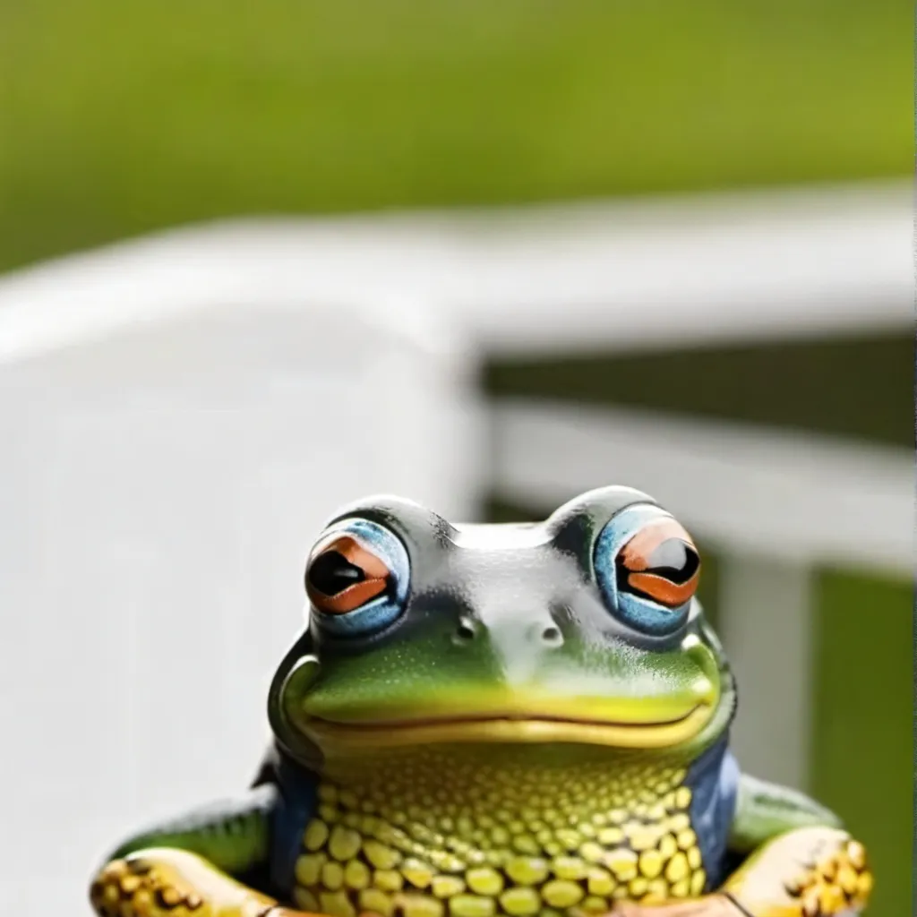 chat with ai character: mr frog
