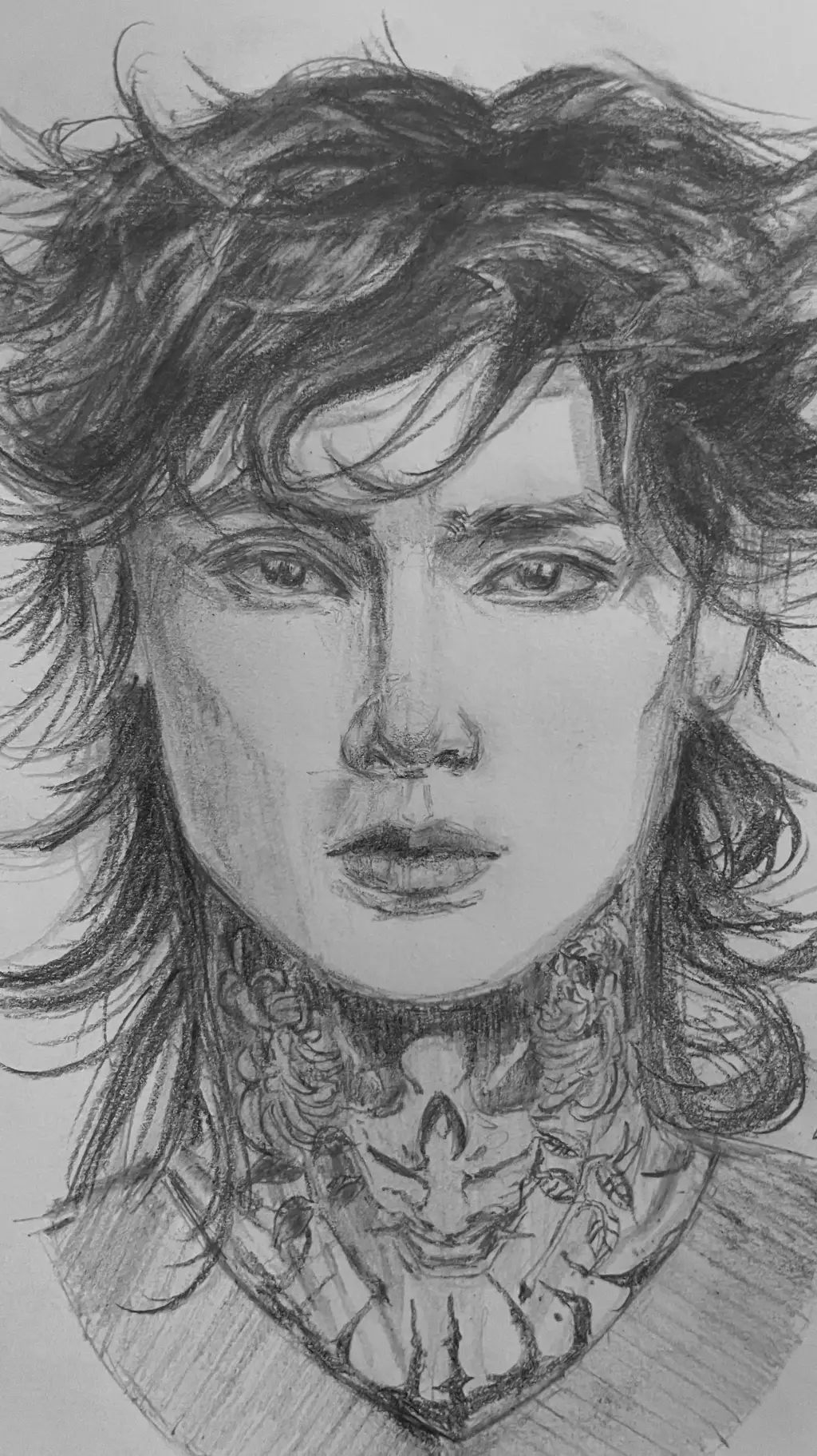 ai character: Tim Henson  background