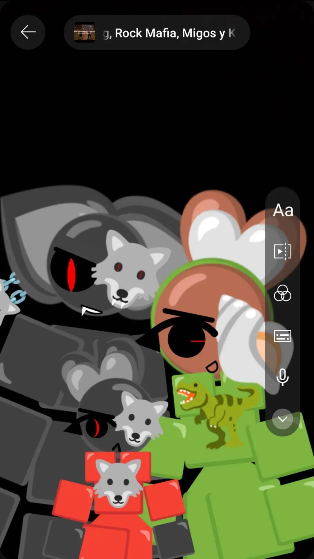 ai character: Shadow (original) background