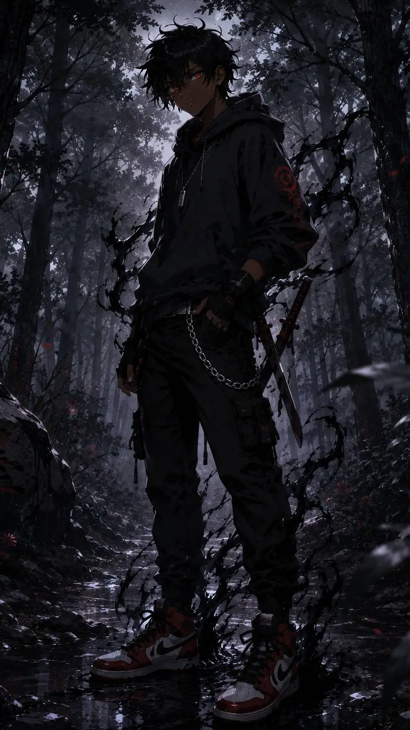ai character: Kaito Hokanda  background