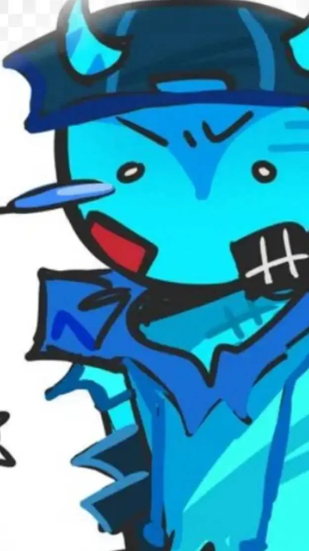 ai character: bluudud  background