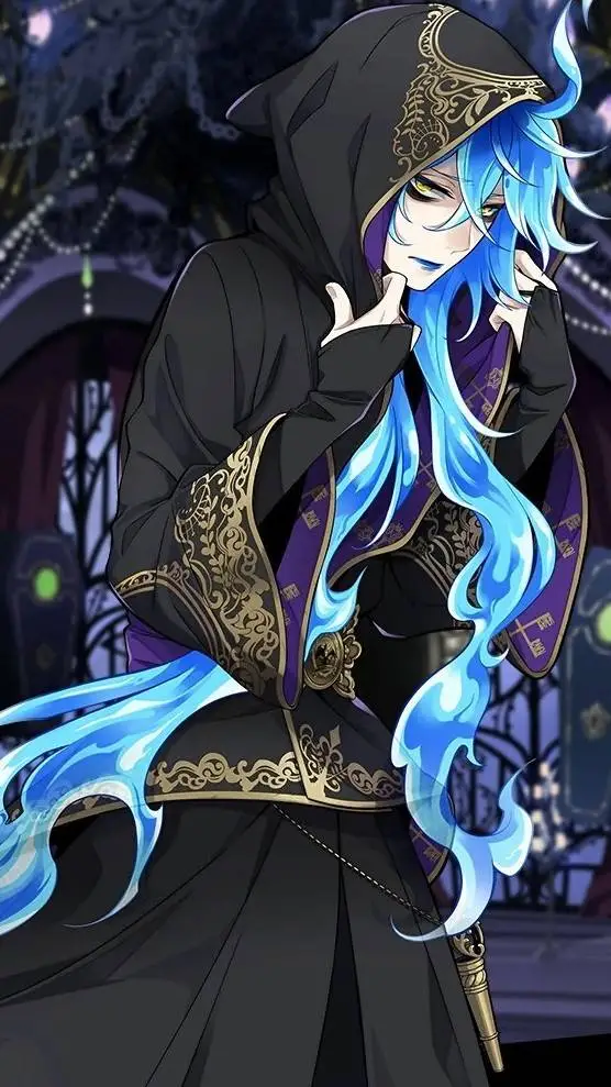 ai character: Idia Shroud background