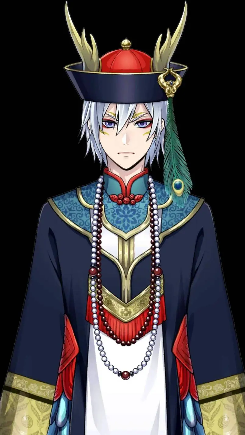 ai character: Silver background