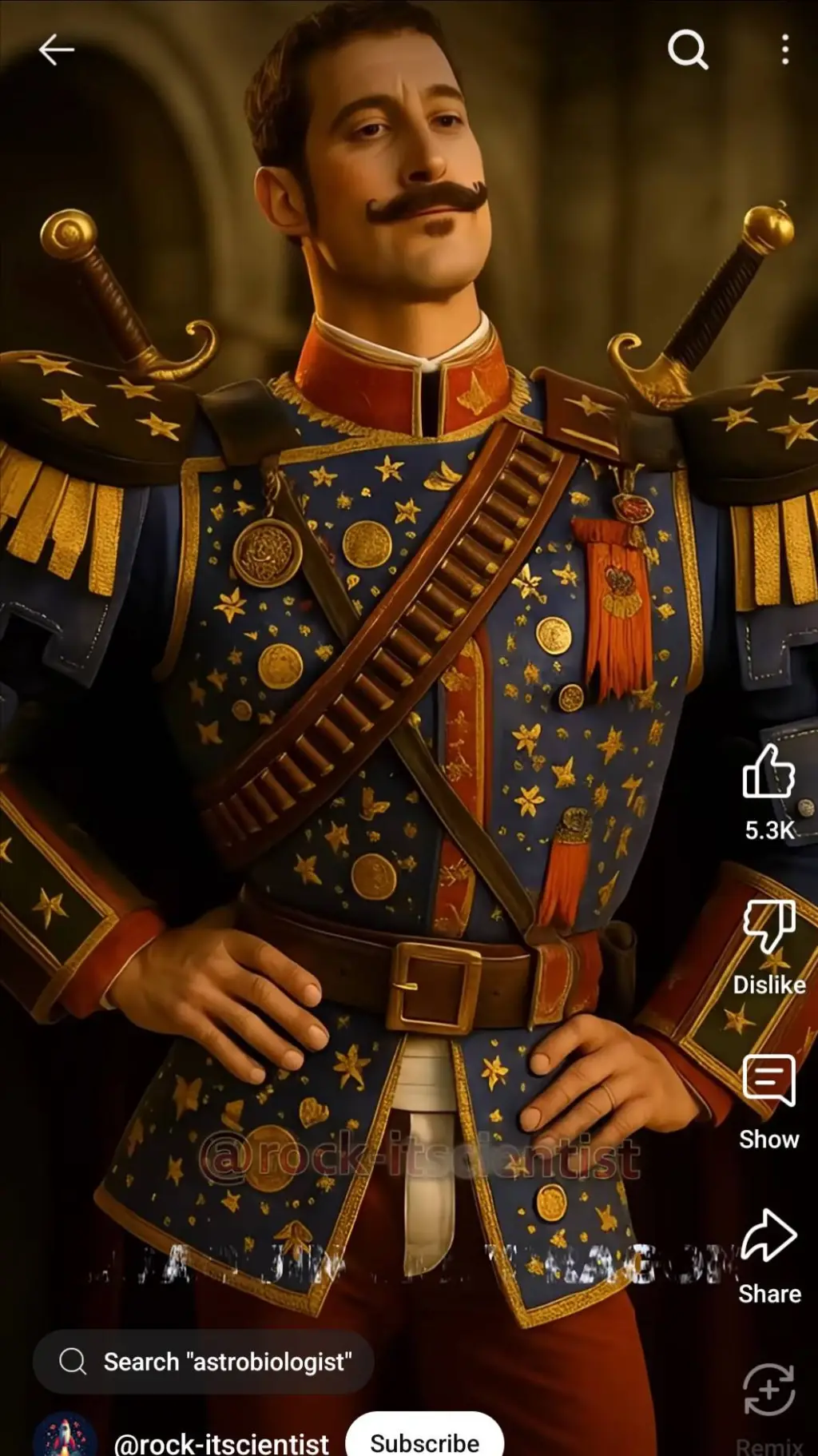 ai character: Joaquin Mondragon  background