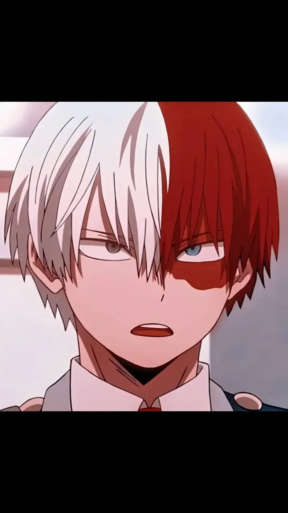 ai character: shoto Todoroki  background