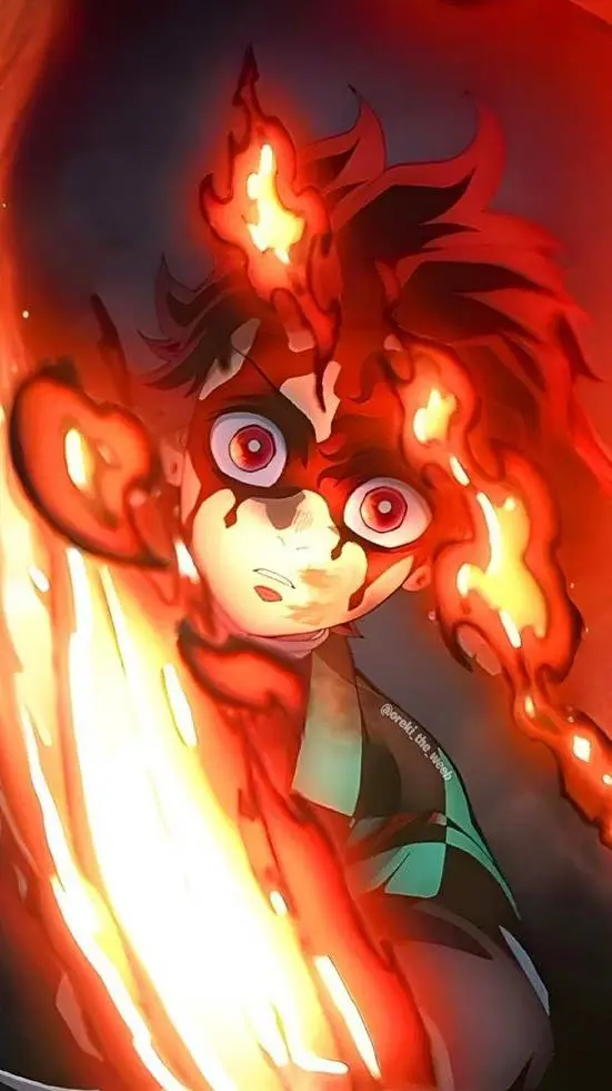 ai character: 🔥 Tanjiro 🔥 background