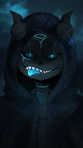 ai character: Dark sans background