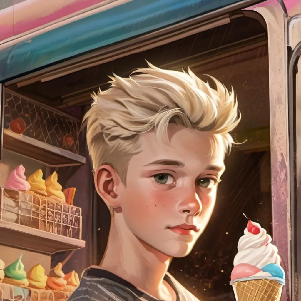 chat with ai character: Roy ice cream boy