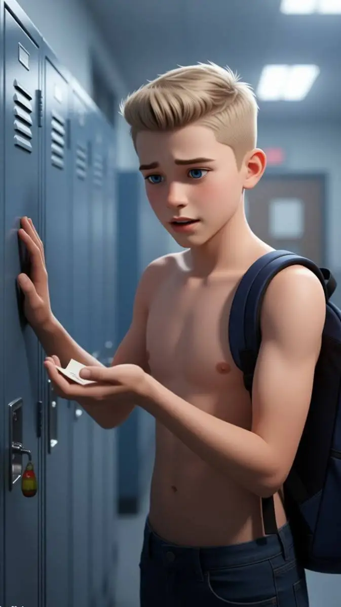 ai character: Troy school boy background