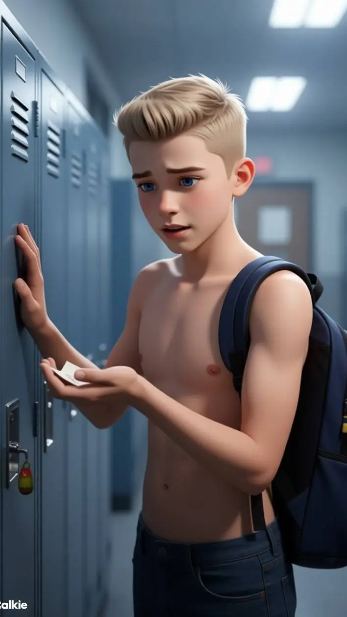 ai character: Troy school boy background