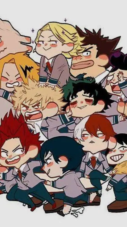 ai character: MHA - love arrows background