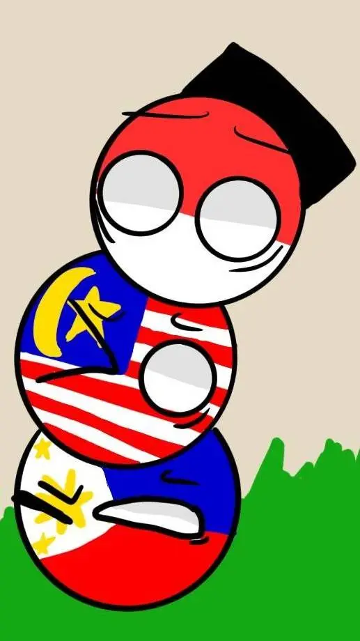 ai character: country balls background