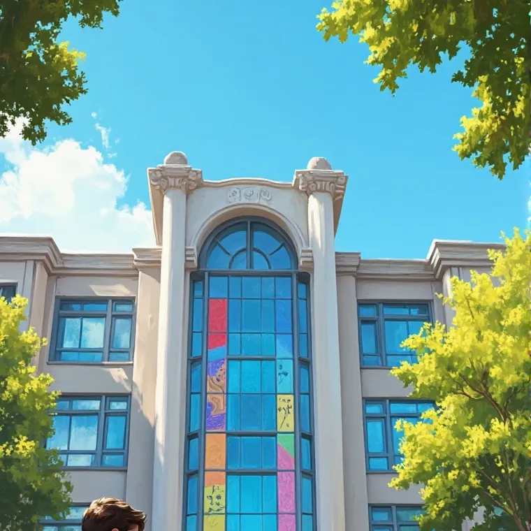 chat with ai character: school