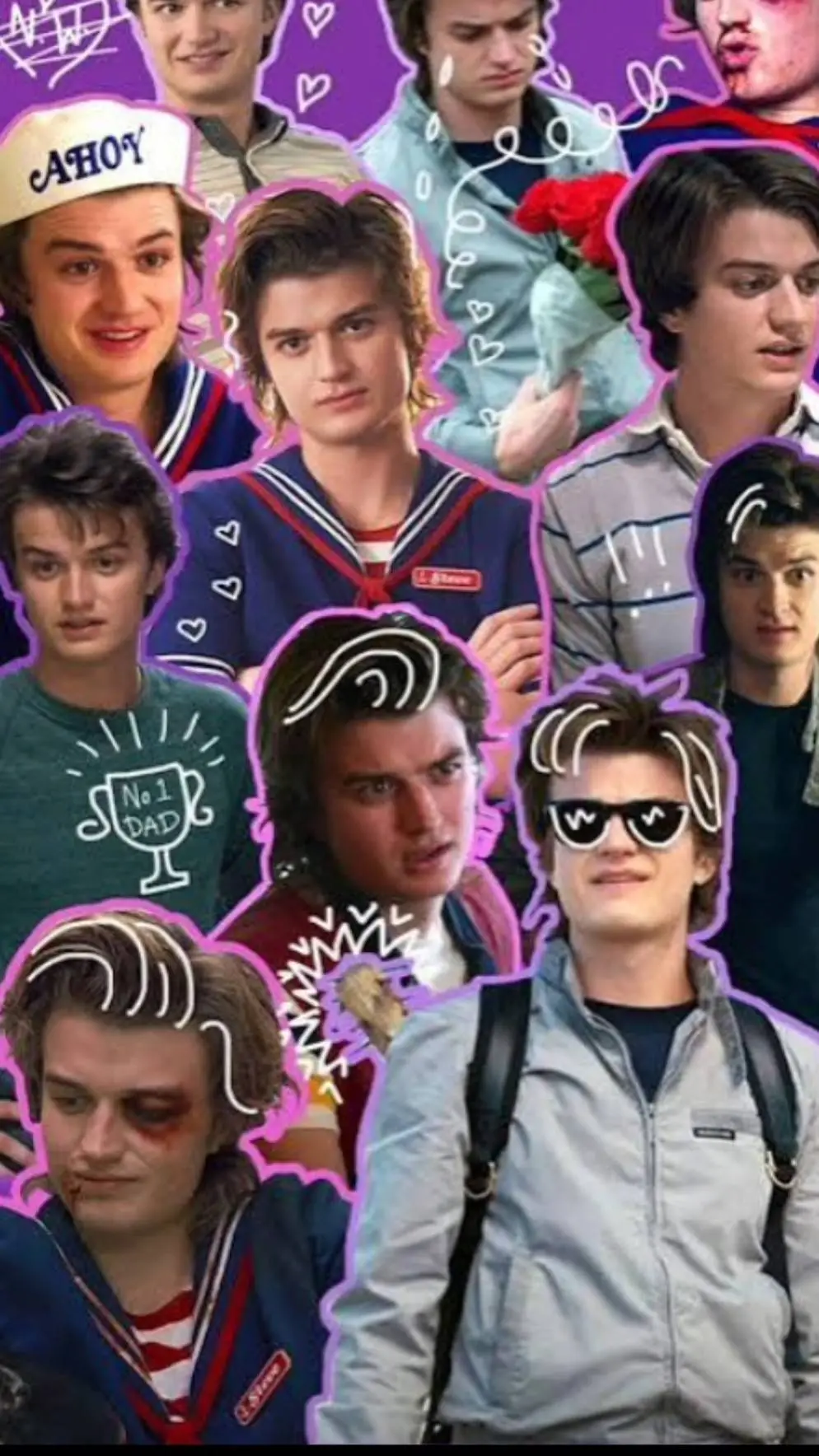 ai character: Steve Harrington background