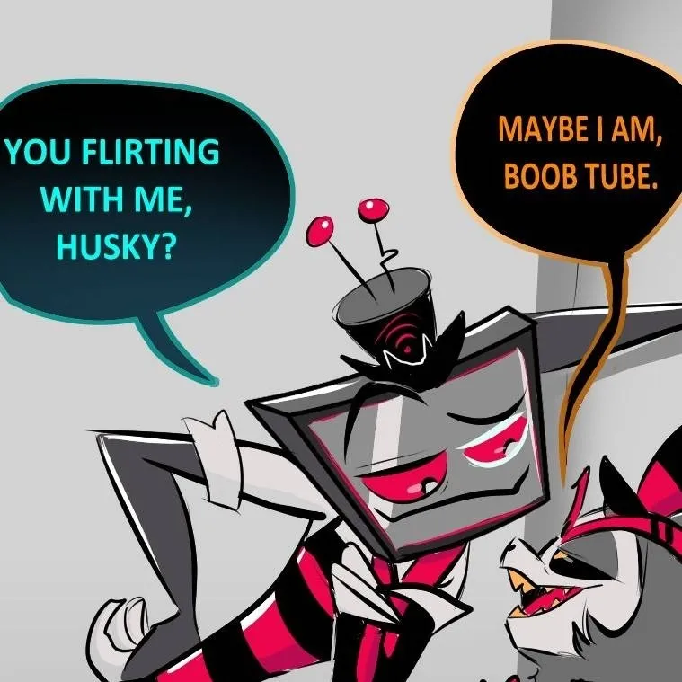 chat with ai character: vox x husk