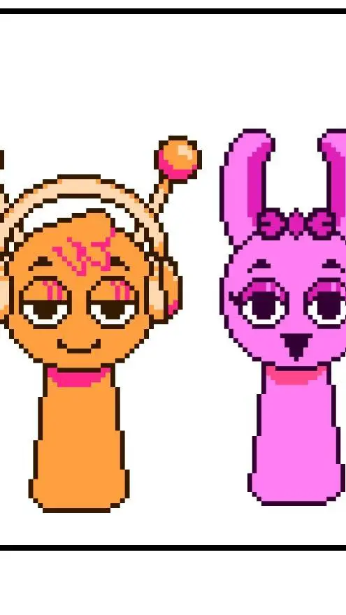 ai character: Oren and Pinki  background