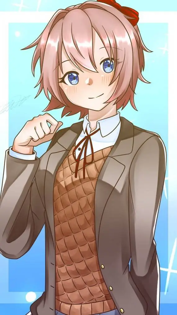 ai character: Sayori  background