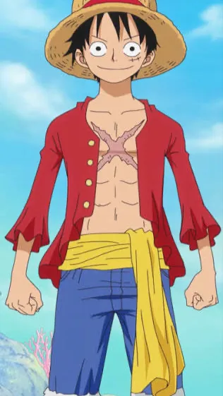 ai character: Luffy background