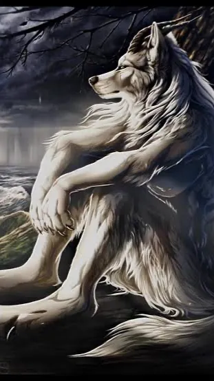 ai character: Alpha Wolf background