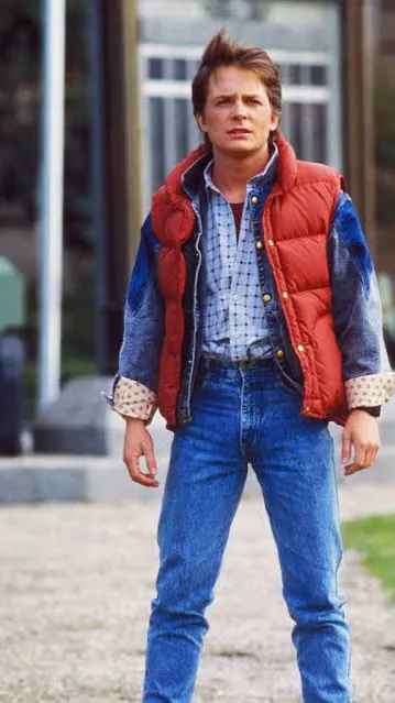 ai character: Marty Mcfly background