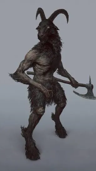 ai character: 🐐Goat man👨 background
